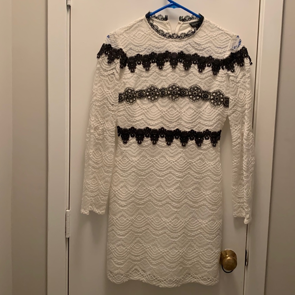 Top shop white/black